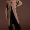 Dancing Leopard Taylor Longline Cardigan In Mocha