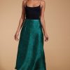 Dancing Leopard Renzo Skirt In Small Green Leopard