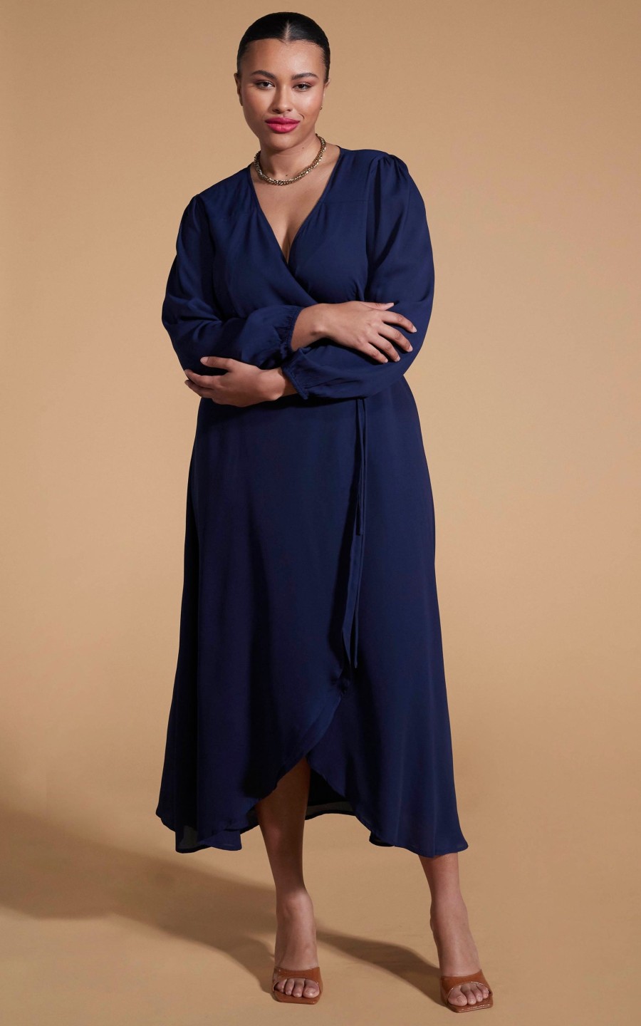 Dancing Leopard Jagger Maxi Dress In Navy - Extended Sizing