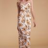 Dancing Leopard Sienna Midaxi Slip Dress In Tropic Natural