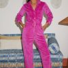 Dancing Leopard Katsumi Jumpsuit In Orchard Pink