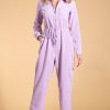 Dancing Leopard Blaze Boilersuit In Lilac