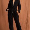 Dancing Leopard Blaze Boilersuit In Black