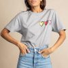 Dancing Leopard Triple Heart Charity T-Shirt For Railway Children