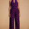 Dancing Leopard Cypress Jumpsuit In Pink Daisy