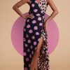 Dancing Leopard Kyla Dress In Pink On Black Dot & Blush Leopard