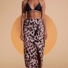 Dancing Leopard River Skirt In Blush Leopard