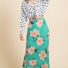 Dancing Leopard Sophie Skirt In Sage Base Tulip