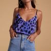 Dancing Leopard Birdie Cami Top In Lilac Leopard